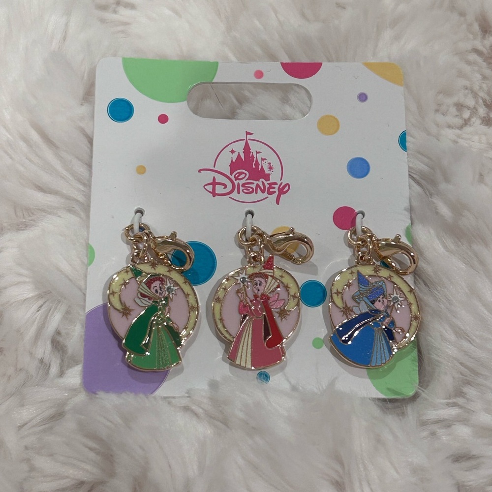 Disney Charm Set - Sleeping Beauty Three Fairies